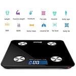 SOGA Wireless Bluetooth Digital Body Fat Scale Bathroom Health Analyser Weight White BODYFATSCALEBLUETOOTHWHITE