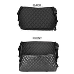 SOGA 4X Black Leather Car Storage Portable Hanging Organizer Backseat Multi-Purpose Interior CARSTORAGEBAG312X4