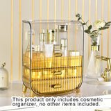 SOGA 2X 3 Tier Golden Yellow Multifunctional Countertop Cosmetic Storage Makeup Perfume Skincare BATHC126X2