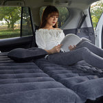 SOGA Black Inflatable Car Boot Mattress Portable Camping Air Bed Travel Sleeping Essentials CARMAT013