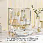 SOGA 2X 3 Tier Transparent Multifunctional Countertop Cosmetic Storage Makeup Perfume Skincare BATHC125X2