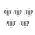 SOGA Stainless Steel Nesting Basin Colander Perforated Kitchen Sink Washing Bowl Metal Basket BOWL624