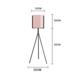 SOGA 2X 70cm Tripod Flower Pot Plant Stand with Pink Flowerpot Holder Rack Indoor Display FPOTH72PNKX2