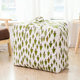 SOGA 2X Green Pine Tree Large Storage Luggage Bag Double Zipper Foldable Travel Organiser Essentials SBOX211X2