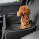 SOGA 2X Black Car Pet Sitting Bag Breathable Safety Travel Portable Carrier Pouch Travel Essentials CARPETBAG070X2