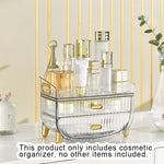 SOGA 2X 3 Tier Transparent Multifunctional Countertop Cosmetic Storage Makeup Skincare Holder BATHC123X2