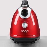 SOGA 2X Garment Steamer Portable Cleaner Steam Iron Red GARMENTROUNDREDX2