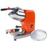 SOGA 2X Commercial Electric Ice Shaver Crusher Slicer Machine Smoothie Maker ICESHAVERORANGEX2