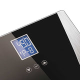 SOGA 2X Wireless Digital Body Fat LCD Bathroom Weighing Scale Electronic Weight Tracker Black BODYFATSCALE1304BLACKX2