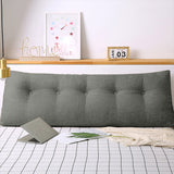 SOGA 2X 150cm Grey Triangular Wedge Bed Pillow Headboard Backrest Bedside Tatami Cushion Home Decor PILLOW2113X2