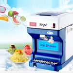 SOGA 2X Ice Shaver Commercial Electric Stainless Steel Ice Crusher Slicer Machine 120KG/h COMMERCIALELECTRICICESHAVER168X2