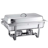 SOGA 4X 4.5L Dual Tray Stainless Steel Chafing Food Warmer Catering Dish CHAFINGDISH56302X4