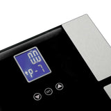 SOGA 2X Digital Electronic LCD Bathroom Body Fat Scale Weighing Scales Weight Monitor Black BODYFATSCALE1302BLACKX2