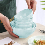 SOGA Light Blue Japanese Style Ceramic Dinnerware Crockery Soup Bowl Plate Server Kitchen Home Decor BOWLG439