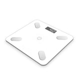 SOGA Wireless Bluetooth Digital Body Fat Scale Bathroom Weighing Scales Health Analyzer Weight White SCALEBLUETOOTHBGWHITE