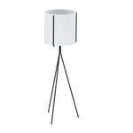 SOGA 2X 70cm Tripod Flower Pot Plant Stand with White Flowerpot Holder Rack Indoor Display FPOTH70WHTX2