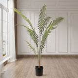 SOGA 2X 210cm Artificial Green Rogue Hares Foot Fern Tree Fake Tropical Indoor Plant Home Office APLANTLGY2109X2