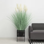 SOGA 110cm Artificial Indoor Potted Reed Bulrush Grass Tree Fake Plant Simulation Decorative APLANTFH6022