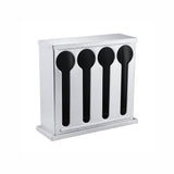 SOGA Stainless Steel Buffet Restaurant Spoon Utensil Holder Storage Rack 4 Holes CUTLERYHOLDER4631