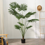 SOGA 180cm Artificial Natural Green Fan Palm Tree Fake Tropical Indoor Plant Home Office Decor APLANTSKS18010