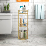 SOGA 2X 3 Tier Bathroom Freestanding Storage Shelf Multifunctional Display Rack Organiser with FPOTZWJ15X2