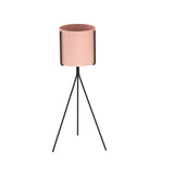 SOGA 4X 80cm Tripod Flower Pot Plant Stand with Pink Flowerpot Holder Rack Indoor Display FPOTH82PNKX4