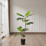 SOGA 4X 90cm 2-Trunk Artificial Natural Green Split-Leaf Philodendron Tree Fake Tropical Indoor APLANT90122QX4