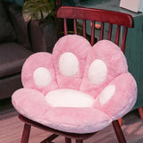 SOGA 2X Pink Paw Shape Cushion Warm Lazy Sofa Decorative Pillow Backseat Plush Mat Home Decor SCUSHION016X2