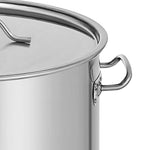 SOGA Stainless Steel Brewery Pot 50L 98L With Beer Valve 40CM 50CM BREWERYPOTSS2788-2790