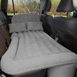 SOGA Grey Inflatable Car Boot Mattress Portable Camping Air Bed Travel Sleeping Essentials CARMAT014