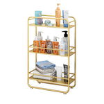 SOGA 3 Tier Rectangular Bathroom Shelf Multifunctional Storage Display Rack Organiser FPOTZWJ13