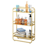 SOGA 3 Tier Rectangular Bathroom Shelf Multifunctional Storage Display Rack Organiser FPOTZWJ13