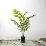 SOGA 2X 120cm Green Artificial Indoor Rogue Areca Palm Tree Fake Tropical Plant Home Office Decor APLANT1206SAX2