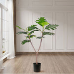 SOGA 2X 90cm Artificial Natural Green Split-Leaf Philodendron Tree Fake Tropical Indoor Plant Home APLANTMBS90121X2