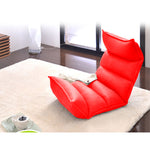 SOGA Foldable Tatami Floor Sofa Bed Meditation Lounge Chair Recliner Lazy Couch Red LOUNGELEATHERRED