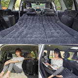 SOGA Black Inflatable Car Boot Mattress Portable Camping Air Bed Travel Sleeping Essentials CARMAT013