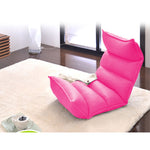 SOGA Foldable Tatami Floor Sofa Bed Meditation Lounge Chair Recliner Lazy Couch Pink LOUNGELEATHERPINK