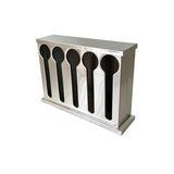 SOGA Stainless Steel Buffet Restaurant Spoon Utensil Holder Storage Rack 5 Holes CUTLERYHOLDER4632