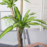 SOGA 4X 180cm Green Artificial Indoor Brazlian Iron Tree Fake Plant Decorative 3 Heads APLANTFHBS18090X4