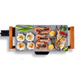 SOGA Electric Ceramic BBQ Grill Non-stick Surface Hot Plate for Indoor & Outdoor Stone ELECTRICGRILLPLATECERAMICSTONE