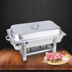 SOGA 4X Stainless Steel Chafing Single Tray Catering Dish Food Warmer CHAFINGDISH56081X4