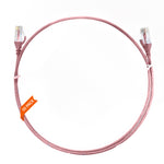 0.25m CAT6 Ultra Thin LSZH Ethernet Network Cable | 50 Pack Pink 004.004.7001.50PACK