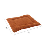 SOGA Orange Dual-purpose Cushion Nest Cat Dog Bed Warm Plush Kennel Mat Pet Home Travel Essentials CARPETBAG02