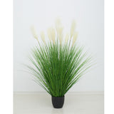 SOGA 2X 110cm Artificial Indoor Potted Reed Bulrush Grass Tree Fake Plant Simulation Decorative APLANTFH6022X2