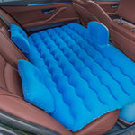 SOGA Blue Ripple Inflatable Car Mattress Portable Camping Air Bed Travel Sleeping Kit Essentials CARMAT008