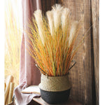 SOGA 2X 137cm Artificial Indoor Potted Reed Bulrush Grass Tree Fake Plant Simulation Decorative APLANTFH621X2