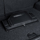 SOGA 2X Leather Car Boot Collapsible Foldable Trunk Cargo Organizer Portable Storage Box With Lock STORAGEBLKV20SMLX2