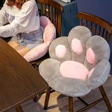 SOGA 2X 70cm Pink Paw Shape Cushion Warm Lazy Sofa Decorative Pillow Backseat Plush Mat Home Decor SCUSHION012X2