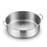 SOGA Stainless Steel 28cm Casserole With Lid Induction Cookware CASSEROLESS422628CM