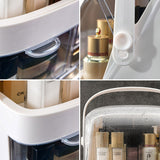 SOGA 2 Tier White Countertop Makeup Cosmetic Storage Organiser Skincare Holder Jewelry Storage Box BATHC101